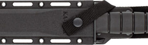 KA-BAR FIGHTER KNIFE 8" - STRAIGHT EDGE W/PLASTIC SHEATH