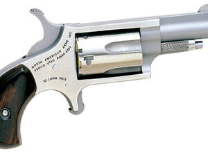 North American Arms NAA-22LLR Mini Revolver .22LR 5 Rounds 1.63" SAO Stainless/Rosewood