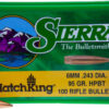 SIERRA BULLETS 6MM .243 - 95GR HP-BT MATCH 100CT - Image 2