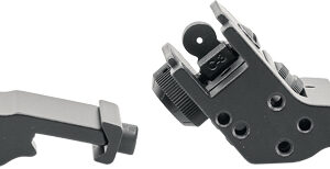 JE FIXED FRONT/REAR SIGHT - 45 DEGREE OFFSET ALUMINUM BLK