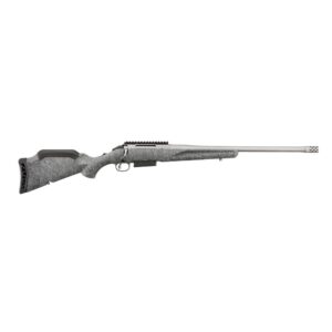 Ruger American Rifle Gen II 450 Bushmaster 3rd Magazine 20" Threaded Barrel Gray Splatter Stock