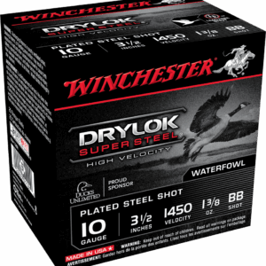 WINCHESTER DRYLOK SUPER STEEL 10G 31/2 13/8 BB 25RD BX 250RD CASE
