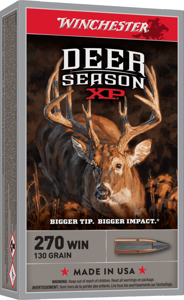 WINCHESTER DEER SEASON 270WIN 130GR 20RD BX 200RD CASE