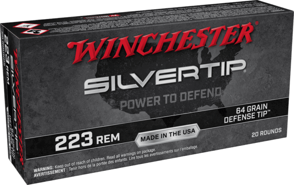 WINCHESTER BALLISTIC SILVERTIP 223 REM 20RD BX 200RD CASE