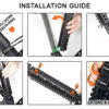 UTG RAIL PICATINNY AR-15 9" - 2-PC DROP-IN MID-LENGTH - Image 5