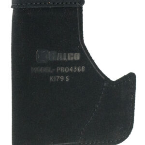 Galco PRO436B Pocket Protector  Black Leather Fits Ruger LCP/Kel-Tec P-32/Diamondback DB/NAA Guardian Ambidextrous
