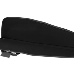 NcStar CV290746 VISM Rifle Case Black PVC Nylon w/ ID Holder Foam Padding Double Zippers & Mag Pouches