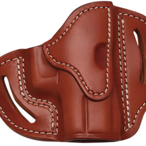 1791 Gunleather BHCCBRR BHC  OWB Size C Classic Brown Leather Belt Slide Compatible w/Glock 43/Sig P365/Walther PPK Right Hand