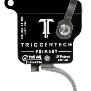 TriggerTech R7LSBS14TBC Primary  Single-Stage Traditional Curved Trigger with 1.50-4 lbs Draw Weight for Remington 700 Left