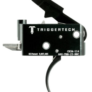 TriggerTech AROTBB25NNC Adaptable Primary Two-Stage Traditional Curved Trigger with 2.50-5 lbs Draw Weight for AR-15 Right