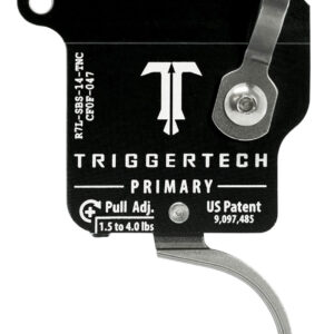 TriggerTech R7LSBS14TNC Primary Without Bolt Release Single-Stage Traditional Curved Trigger with 1.50-4 lbs Draw Weight for Remington 700 Left