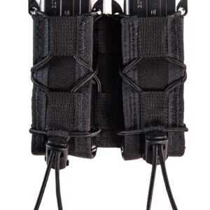 High Speed Gear 13PT12BK TACO Mag Pouch Double Black Nylon Belt Compatible w/ Pistol