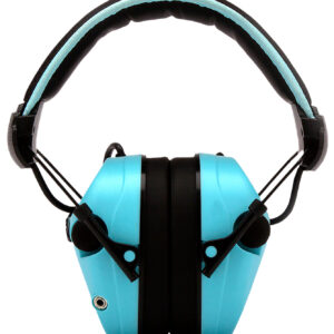 Pyramex VGPME26 Venture Gear Sentinel Muff Polymer 26 dB Over the Head Powder Blue/Black Adult 1 Pair