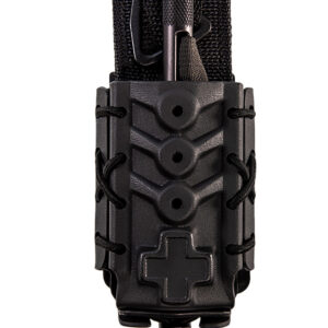 High Speed Gear 11TQK0BK Taco  Black Kydex, 2" Belt Clip/MOLLE U-Mount, Compatible w/ Most Tourniquets