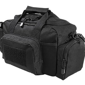 NcStar CVSRB2985B VISM Range Bag with Small Size, Side Pockets, PALs Webbing, Carry Handles, Pockets & Black Finish