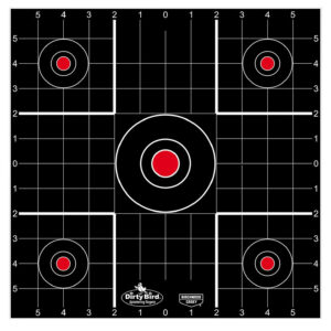 Birchwood Casey 35270 Dirty Bird  Bullseye Tagboard Target 12" 100 Per Pkg