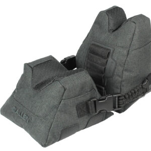 Allen 18417 Eliminator  Prefilled Front and Rear Bag, Gray Polyester, Side Release Buckles, Weighs 4.50 lbs., 11.50" L x 7.50" H