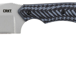 CRKT 2398 S.P.E.C.  2.44" Fixed Cleaver Plain Bead Blasted 8Cr13MoV SS Blade/Black Textured G10 Handle Includes Lanyard
