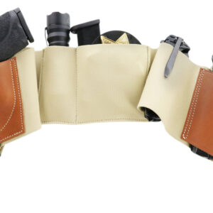 Galco UWKHLG2 UnderWraps 2.0 Khaki Large Leather/Nylon Handgun