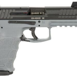 HK 81000786 VP9 Tactical Optic Ready 9mm Luger 4.70" TB 17+1 Gray Finish Frame with Black Steel with Optics Cut Slide, Polymer Grip, Picatinny Rail & Night Sights Includes 3 Mags