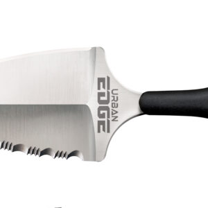 Cold Steel CS43XLS Urban Edge  2.50" Fixed Part Serrated Stone Washed Japanese AUS-8A SS Blade/Black Textured Kray-Ex Handle