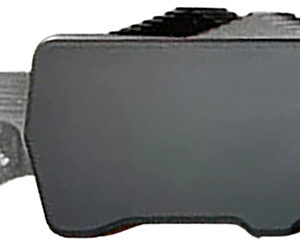 Templar Knife XLBR221 Premium LW Excalibur Large 3.55" OTF Tanto Plain Black Oxide Stonewashed D2 Steel Blade, 5.25" Black Aluminum/Rubber Handle