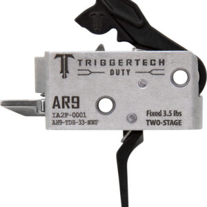 TriggerTech AH9TDB33NNF Duty  Flat Trigger Two-Stage 3.50 lbs Draw Weight Fits AR-9
