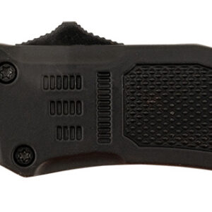 Steel River Knives MT616BT Spartan  Mini 2.75" OTF Tanto Plain Black/Silver 440C SS Blade/ 4.25" Black Aluminum Zinc Alloy Handle