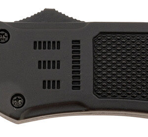 Steel River Knives T618BT Spartan  Medium 3.25" Tanto Plain Black/Silver 440C SS Blade/ 4.50" Black Aluminum Zinc Alloy Handle