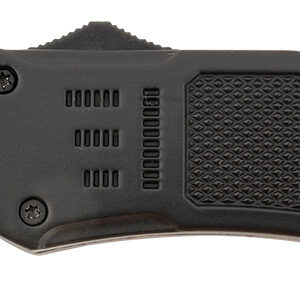 Steel River Knives T618BDP Spartan  Medium 3.25" Drop Point Plain Black/Silver 440C SS Blade/ 4.50" Black Aluminum Zinc Alloy Handle