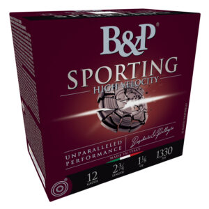 B&P 12B8SCH8 Sporting Clay  12Gauge 2.75" 1 1/8oz 8Shot 25 Per Box/10 Case