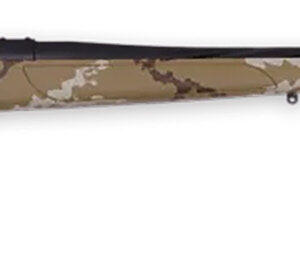 Weatherby VHH653WR8B Vanguard Outfitter 6.5-300 Wthby Mag 3+1 26" Threaded/Spiral Fluted, Graphite Black Barrel/Rec, Tan with Brown & White Sponge Synthetic Stock, Accubrake Muzzle Brake, Adj. Trigger