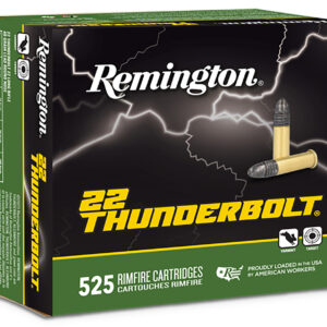 Remington Ammunition R21271 Thunderbolt Bulk 22LR 40gr Lead Round Nose 525 Per Box/12 Case
