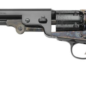 Pietta PF51CHS36712 1851 Navy London 36 Cal 6rd 7.50" Blued Octagon Barrel, Blued Cylinder, Color Case Hardened Steel Frame, Walnut Grip, Exposed Hammer