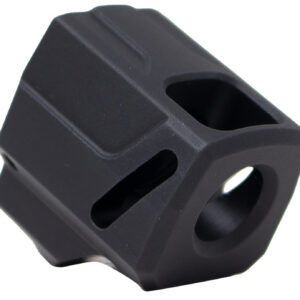 Faxon Firearms FFPACOMPSSS01 EXOS-525 Compensator Black Nitride 6061 Aluminum 1/2"x28 Threads 1.125" OAL Compatible w/ Sig Sauer P365/P365 XL