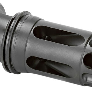 Griffin Armament DLFC22C1228 Dual-Lok Flash Comp 22/5.56 Black QPQ Nitride 17-4 PH Stainless Steel 1/2"x28 Threads