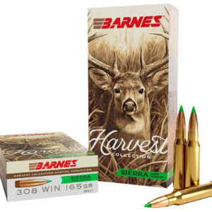 Barnes Bullets 32404  Harvest 308Win 165gr Sierra Tipped GameKing 20 Per Box/10 Case