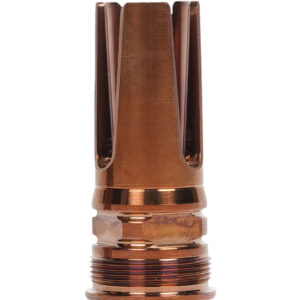 Q LLC ACCFH1/2288.6 Flash Hider  8.6 Blackout Steel 1/2"x28 Threads 2.13" OAL