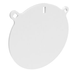 Birchwood Casey BC-RND10-38 Round Steel Target Plate 10" Pistol/Rifle Black/Red/White Steel 0.38" Thick Hanging
