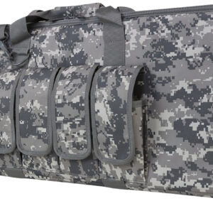 NcStar CVCP2960D36 VISM Carbine Case Digital Camouflage PVC Nylon w/ Lockable Zippers Pockets & Padded Carry Handle