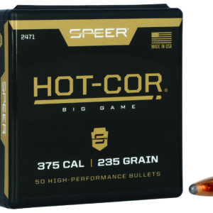 Speer 2471 Hot-Cor  375Cal 235gr Semi Spitzer Soft Point 50 Per Box/5 Case