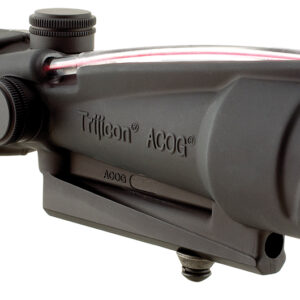 Trijicon 100136 ACOG  Black Hardcoat Anodized 3.5x35mm Illuminated Red Donut .223/5.56 BDC Reticle