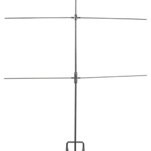 SME SMETGTST Double Paper Target Stand Black Steel Includes 8 Metal Clips