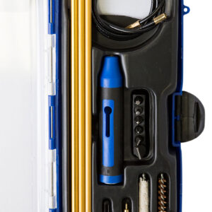 DAC GM22HY GunMaster Hybrid Cleaning Kit 22 Cal Rifle/16 Pieces Black/Blue