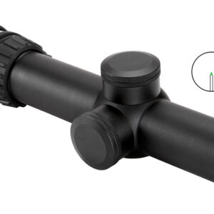 Trijicon 200057 AccuPoint  Black Hardcoat Anodized 1-4x 24mm 30mm Tube Illuminated Green Triangle Post Reticle