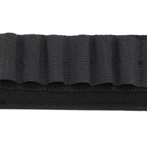 GrovTec US Inc GTAC87 Belt Slide  Nylon w/Elastic Loops 6rd Shotgun Belt Slide Mount 2.25"