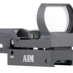 Aim Sports RT4WF1 Reflex Sight Warfare Edition Matte Black 1x 24mm x 34mm Red/Green Multi Reticle