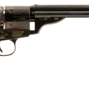 Taylors & Company 550695 1860 Open-Top 38 Special Caliber with 7.50" Blued Finish Barrel, 6rd Capacity Blued Finish Cylinder, Color Case Hardened Finish Steel Frame & Walnut Army Size Grip