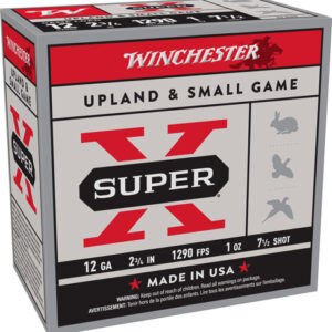 WINCHESTER SUPER-X 12GA 2.75" - 1OZ #7.5 1290FPS 250RD CASE