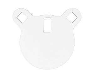 B/C 4" 3/8" STEEL TRGT ROUND PLATE